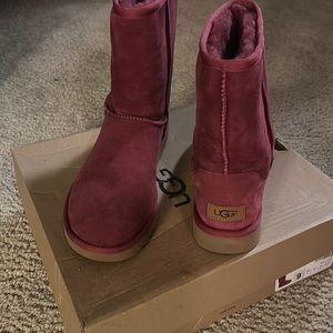 UGG Pink Classic Boots